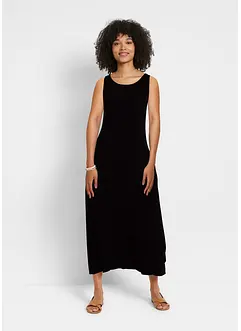 Lang jerseykjole med klimasmart viskose, bonprix
