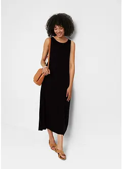 Lang jerseykjole med klimasmart viskose, bonprix