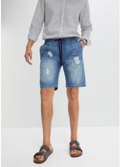 Bermuda-jeans med elastisk linning, Regular Fit, John Baner JEANSWEAR