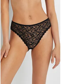 High Leg-truse i resirkulert blondemateriale (3-pack), bonprix