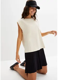 Oversized topp i 100% økologisk bomull, bonprix