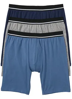 Boksershorts i ettersittende modell med lengre ben (3-pack), bonprix