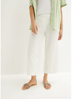 Culotte i lin, legglang, bonprix