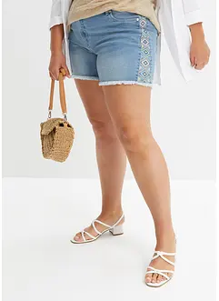 Denimshorts Mid Waist, bonprix