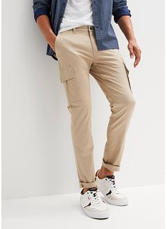 Slim Fit stretch-cargobukse med komfortsnitt, Straight, bpc bonprix collection