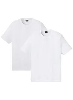 T-skjorte i 100% økologisk bomull (2-pack), bonprix