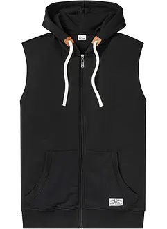 Sweat-vest med hette, bonprix