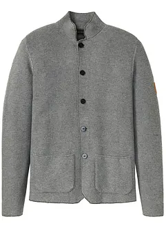 Strikket blazer med drakt-look, bonprix