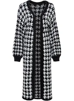 Cardigan med houndstooth-mønster, bonprix