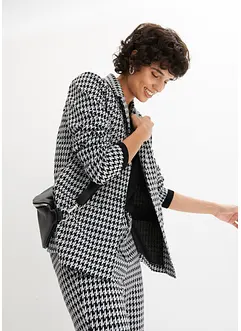 Jacquard-blazer med Houndstooth-mønster, bonprix