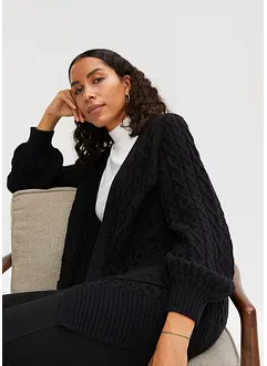 Cardigan med lommer, bonprix