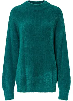 Genser med Hairy-knit, bonprix