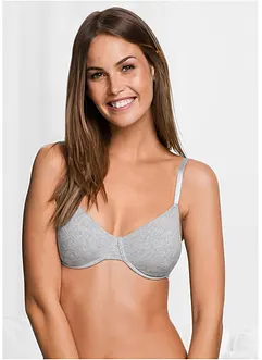 T-shirt BH med bøyle økologisk bomull  (3-pack), bonprix
