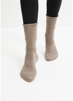 Termosokker (4-pack) med med mansjetter som kan brettes ned og frotté på innsiden, bpc bonprix collection