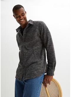 Langermet fleece-skjorte, bpc bonprix collection