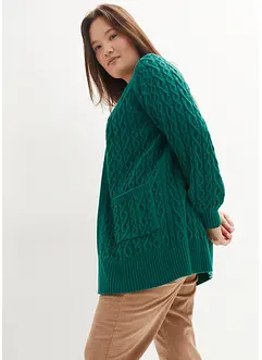 Cardigan med lommer, bonprix