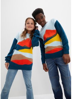 Strikket genser for barn, bpc bonprix collection