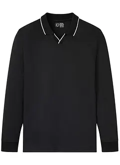 Langermet - poloshirt av økologisk bomull, bonprix