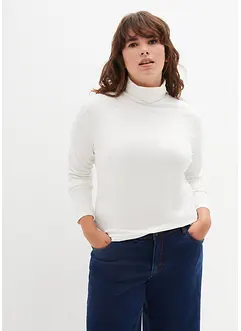 Langermet topp med økologisk bomull, bonprix