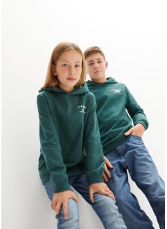 Sweatshirt med hette til barn, av økologisk bomull, bpc bonprix collection