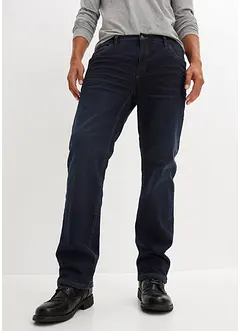 Loose Fit stretch-termojeans med komfortsnitt, Straight, bonprix