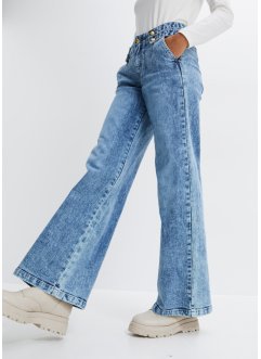 Marlene-jeans med dekorknapper, RAINBOW