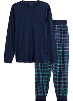 Pyjamas med flanellbukse, bonprix