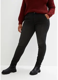 High Waist-termojeans med fleece-fôr, bonprix