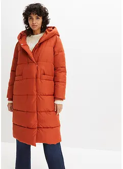 Vattert oversized kåpe med hette, av resirkulert polyester, bonprix