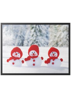 Dørmatte med snømann-motiv, bpc living bonprix collection