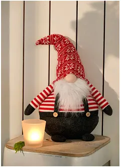 Pyntefigur nisse med stor mage, bonprix