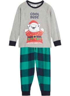 Pyjamas med flanellbukse til barn (2-delt sett), bpc bonprix collection