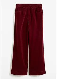 Bukse med stretch og vide ben, High Waist, bonprix
