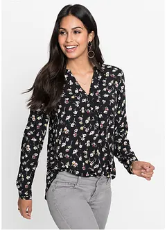 Bluse med V-hals, bonprix