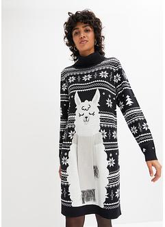 Strikket julekjole med dyremotiv, bpc bonprix collection