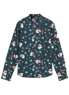 Langermet skjorte med julemotiv, Slim Fit, bpc bonprix collection