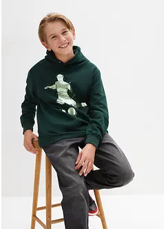 Sweatshirt med hette og print til barn, bpc bonprix collection