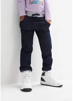 Termobukse med jerseyfôr, Mid Waist, bonprix