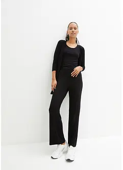 Loungewear kosedress (3-delt sett) med viskose, bonprix