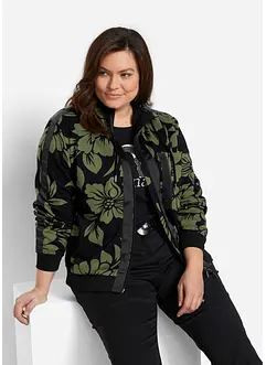 Sweatjakke med bomull, bonprix