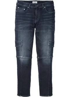 Slim Fit cargo-stretchjeans, Straight, bonprix