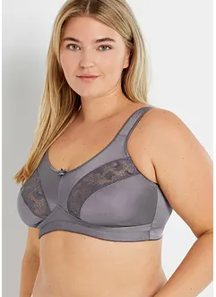 Avlastnings-BH uten spiler med vatterte stropper (2-pack), bonprix