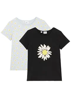 T-skjorte til jente (2-pack), bonprix