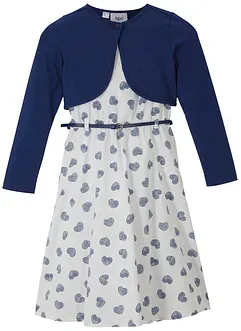 Kjole, bolero og belte (3-delt sett), bonprix