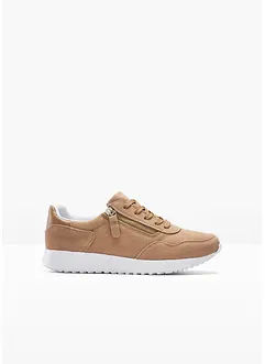 Sneakers av semsket skinn, bonprix