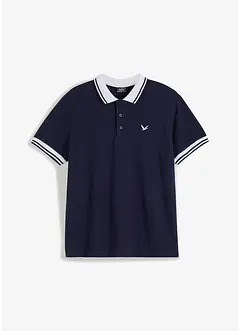 Piqué-poloshirt, kort arm av økologisk bomull, bonprix