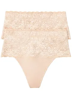 Shape-stringtruse, middels formende (2-pack), bonprix