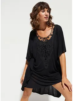 Transparent strandtunika i viskose, bonprix