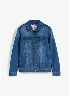 Stretch-jeansjakke, basic, bonprix