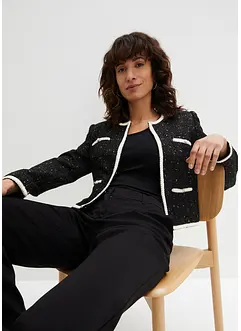 Bouclé-blazer med glittertråder, bpc selection